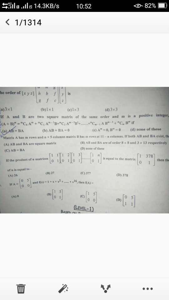 Question image for Q no. 18 and 19... . . . . . . . . . . . . . . . .